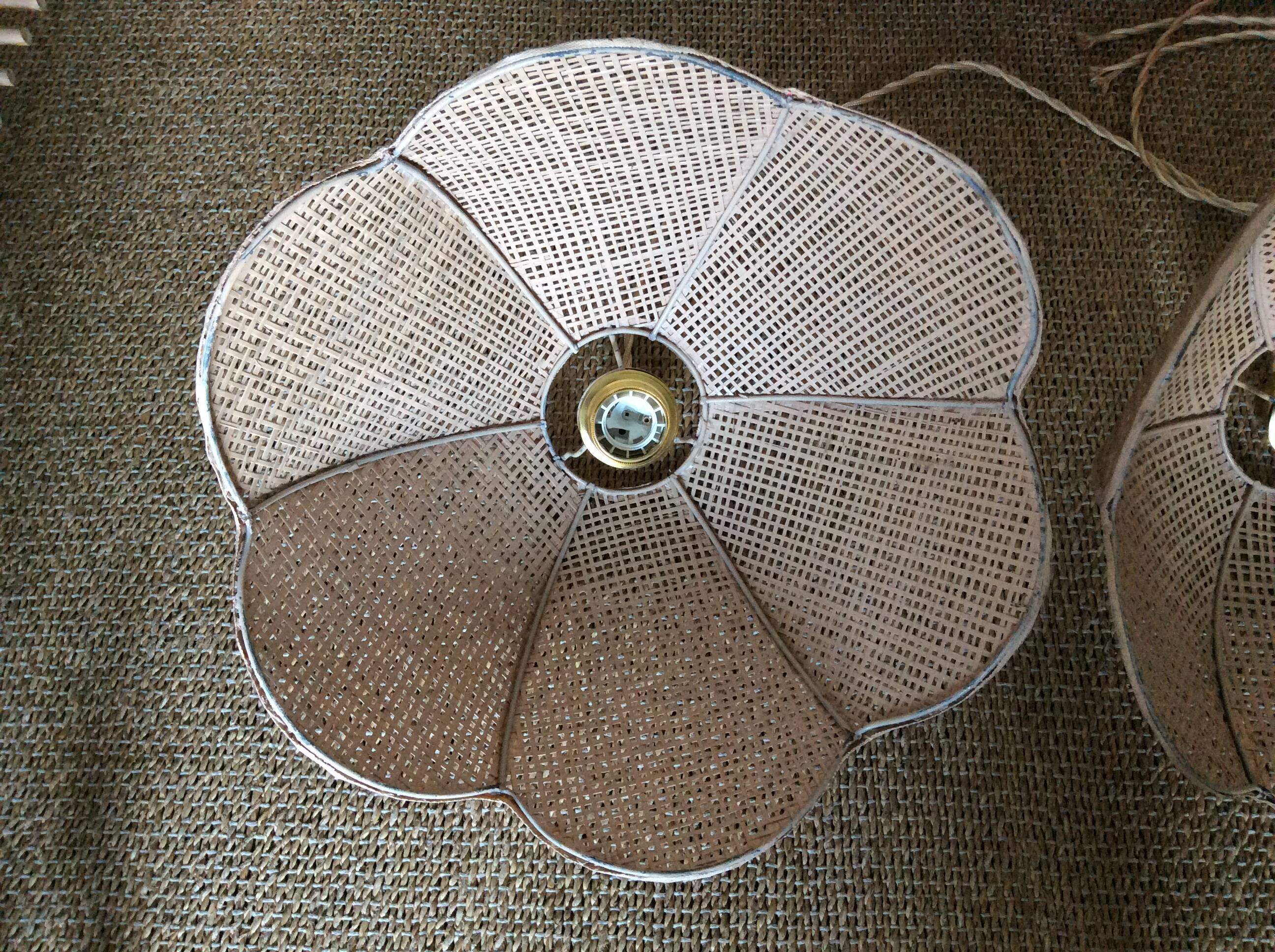 2 flower hangings