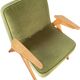 Paire de fauteuils Bunny 366  en velours Olive