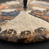 Bruno Dose ceramic cheese platter, Pottery du Breuil