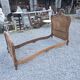 Lit style Louis XV en noyer (1 personne)
