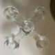 Glass candle holder Pukeberg Staffan Gellerstedt Sweden 1970s