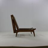 Fauteuil / lit de repos design français du milieu du siècle par George Tigien