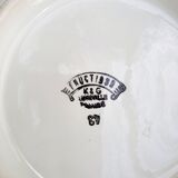 Assiette montée ancienne Lunéville