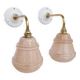 Swan neck and Clichy glass wall lights