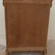 Large jam jar in solid cherry wood with its secret drawer and one door