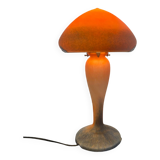 Glass paste mushroom lamp