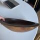 Very large vintage solid wood tidy 1960