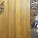Art Deco oak sculpted wardrobe - Flemish workshop circa 1930