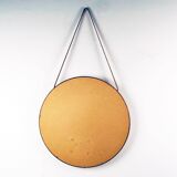 Teak Wall Mirror by Uno and Osten Kristiansson for Luxus Vittsjö Sweden