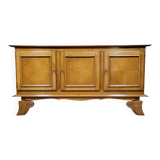 Important Buffet en enfilade époque Art Déco en chene vers 1940