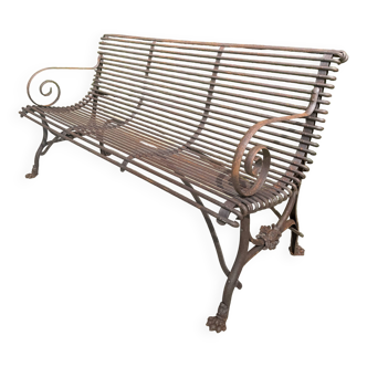 Grassin Bench in Arras - Rusty - 3 Seats