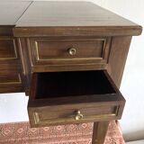 Dressing table, Louis XVI style mahogany side desk