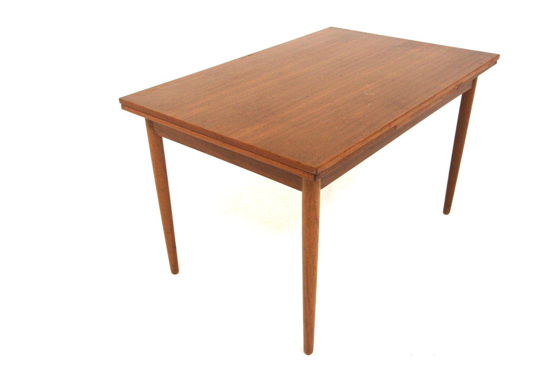 Teak “portfolio” dining room table, Farstrup, Denmark, 1960s