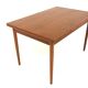 Teak “portfolio” dining room table, Farstrup, Denmark, 1960s