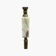 Super Rare Vintage Floor Lamp - Brass & Green Marble