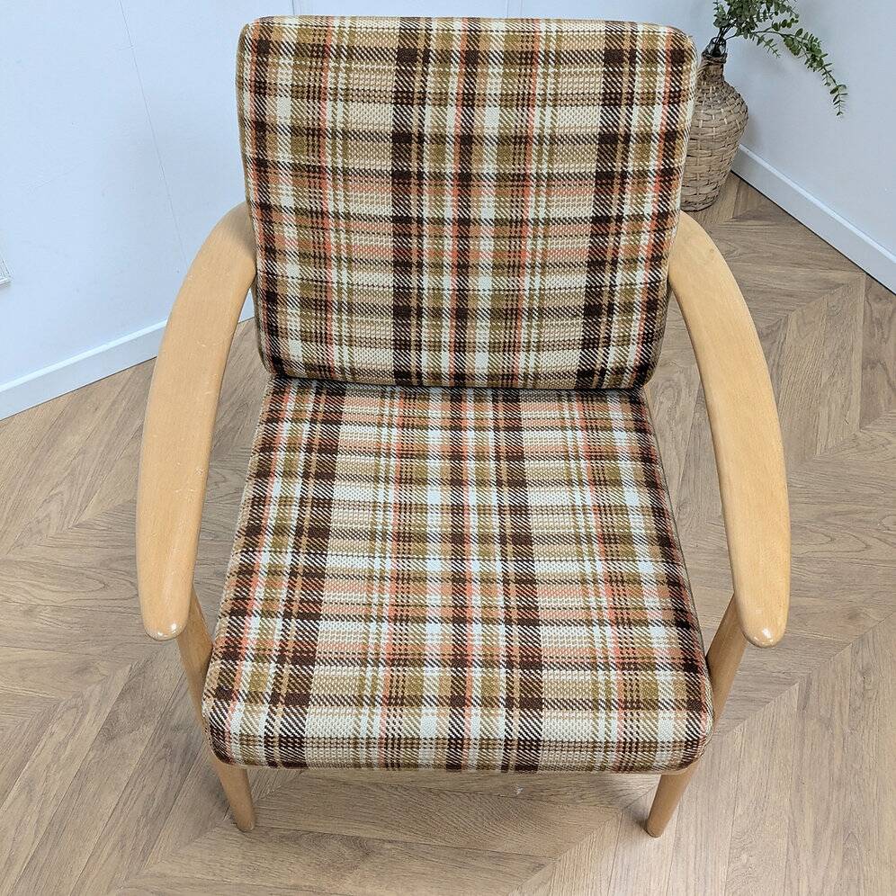 Fauteuil vintage scandinave années 70