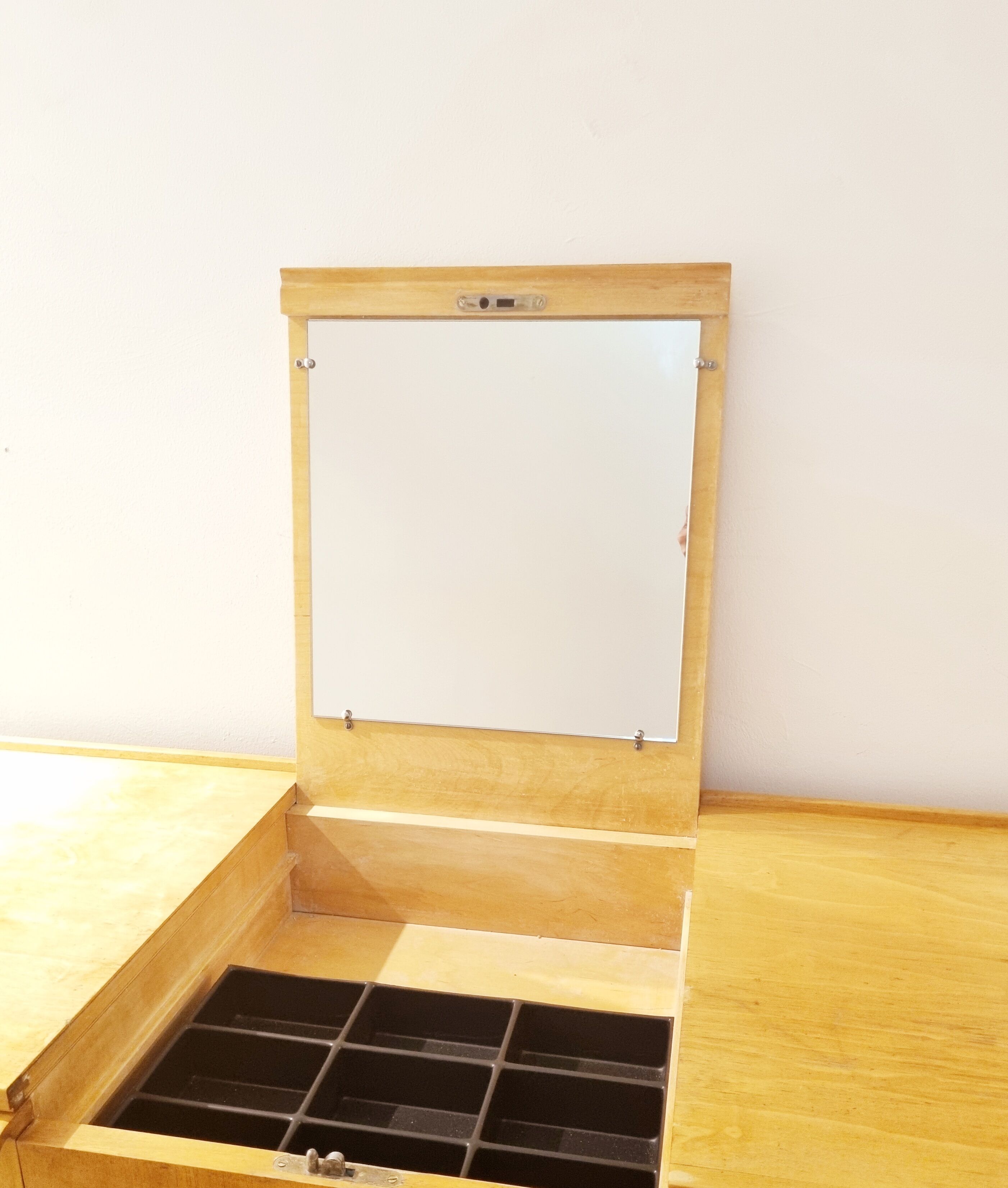 Dutch Modern Dressing Table in Plywood by Cees Braakman for Pastoe, 1951