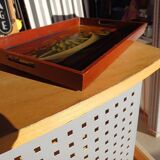 Vintage painted serving tray