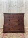 Commode en chêne et placage de noyer style anglais