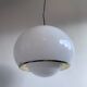 Mid century plastic and brass 'bud' pendant lamp by Guzzini for Meblo, Slovenia, c.1970