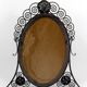 Miroir en Fer Forgé, Art Déco, Théme Floral , France, Circa 1920