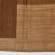 4x6 Checkered Pattern Brown Vintage Kilim Rug, 140x172Cm