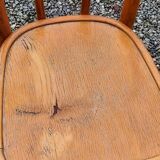 Set of 6 old bistro chairs