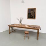 Table de ferme en hêtre XL