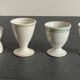 4 antique ceramic egg cups