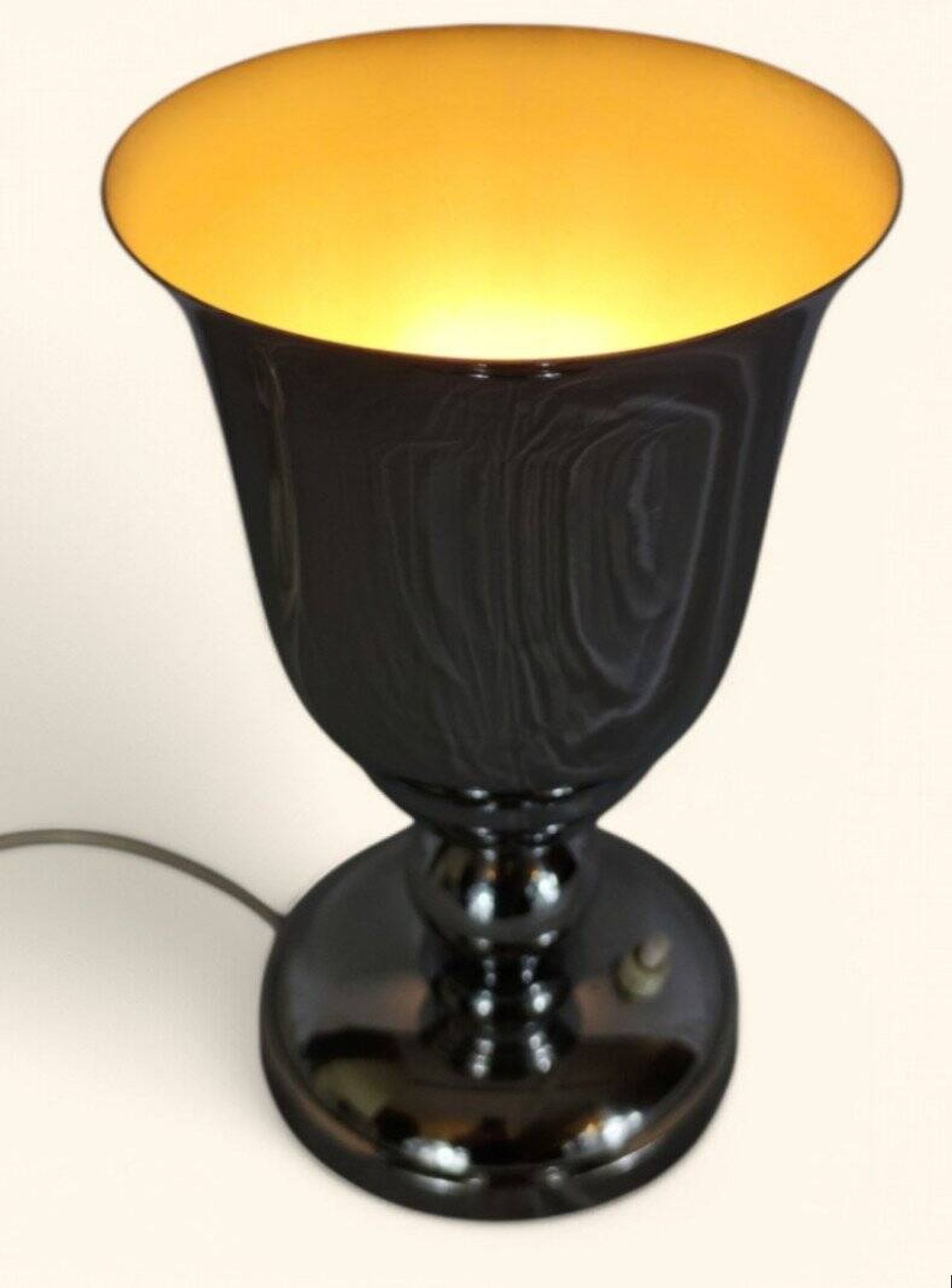 Art Deco / Modernist Chrome Basin Lamp - 1920-1940