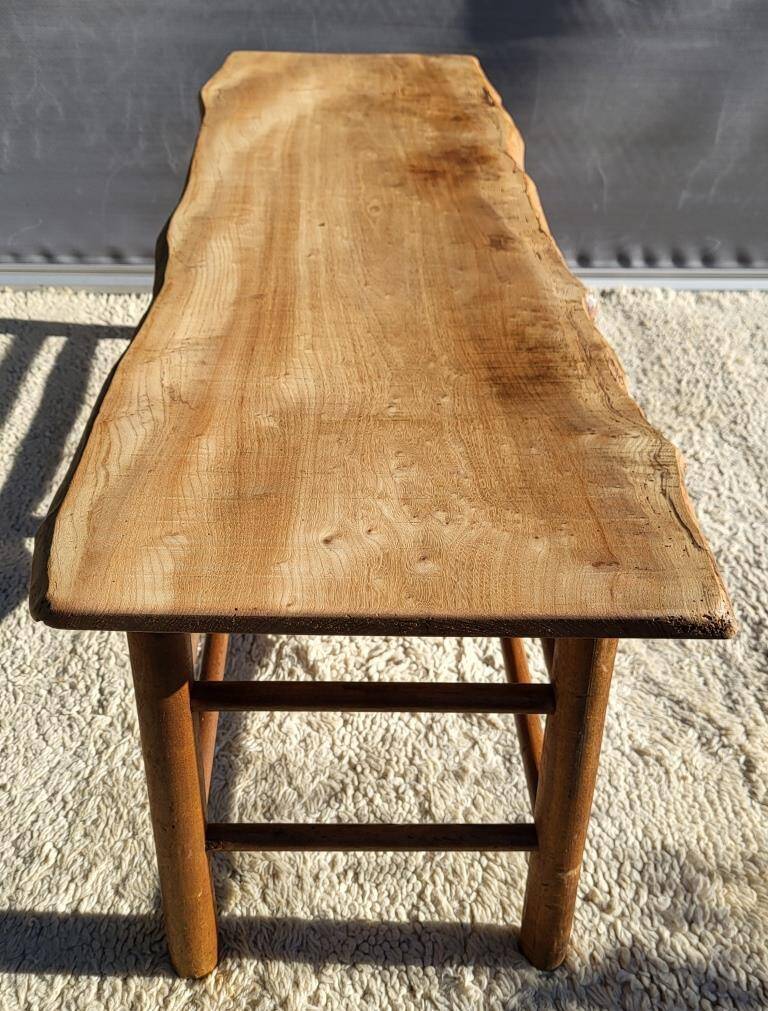 Farmhouse bench-table with a natural feel