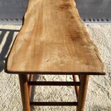 Farmhouse bench-table with a natural feel