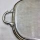 Silver metal handle tray