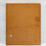 Small Louis XVI giltwood "square" mirror