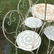 Suite de quatre chaises de jardin années 30