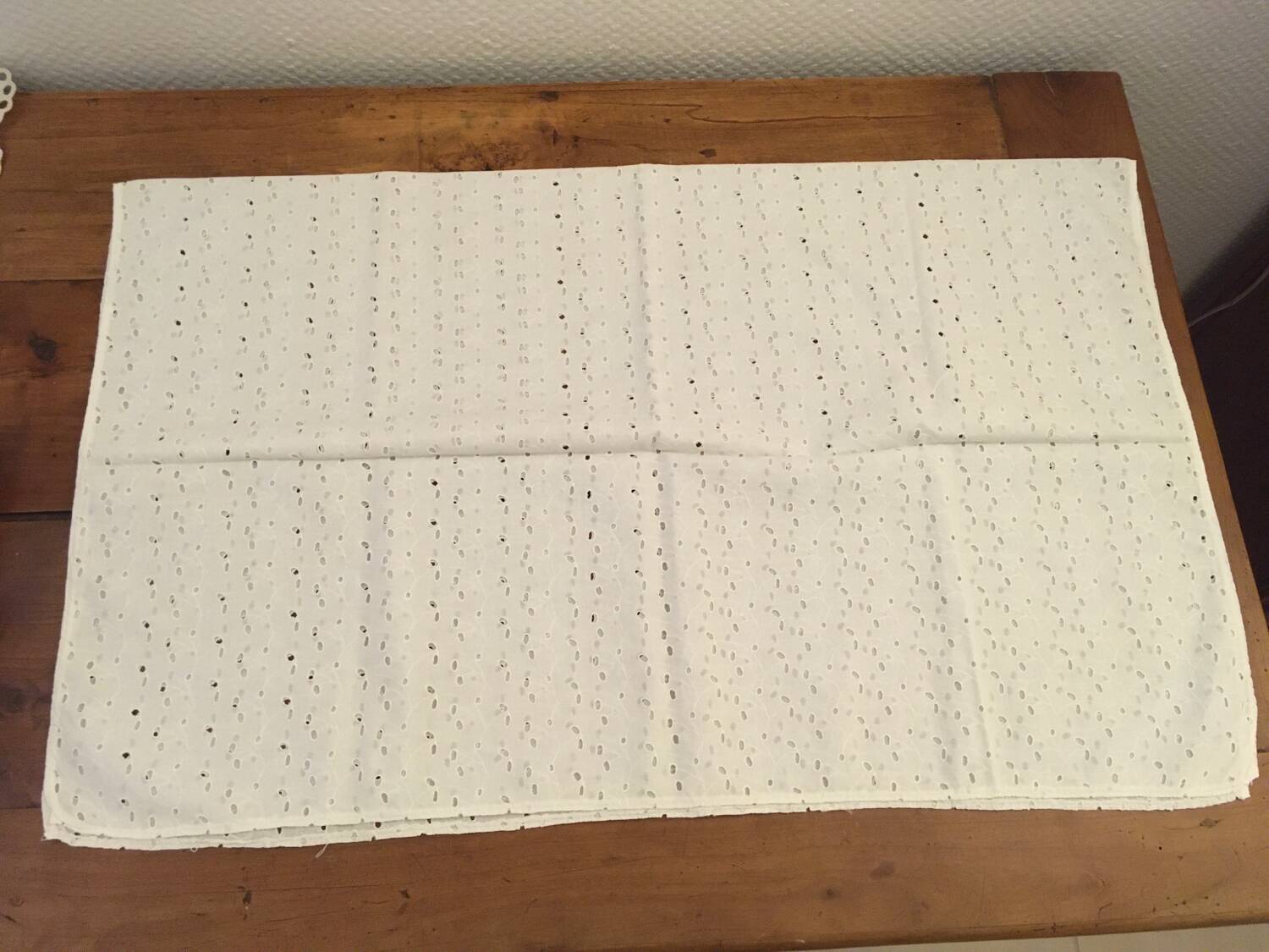 Vintage lace tablecloth