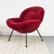 Red loungers by Fritz Neth for Correcta, 1950s, set of 2
