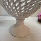 Woven Ceramic Fruit Bowl Compotier