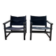 Pair of Hyllinge Møbler armchairs Denmark 1970