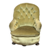English armchair from the late 19th century.