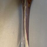 Flared cup in bubbled Murano crystal