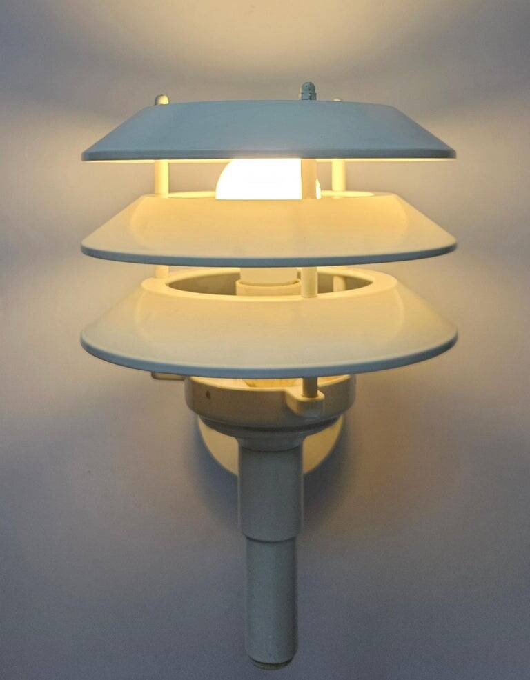 Rare Mid-Century Wall Lamp in the Style of Poul Henningsen, Germany, 1970s