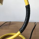 Pair of yellow bedside lamps from the 1950s.