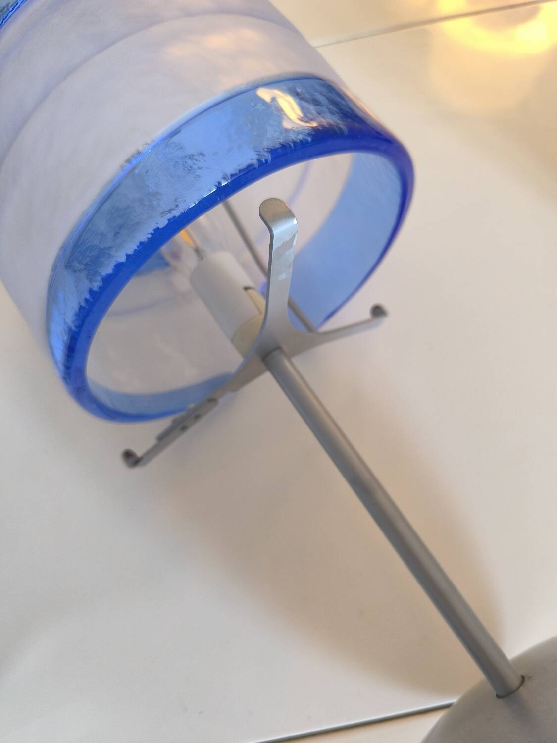 Modernist lamp made of Murano glass, Italy