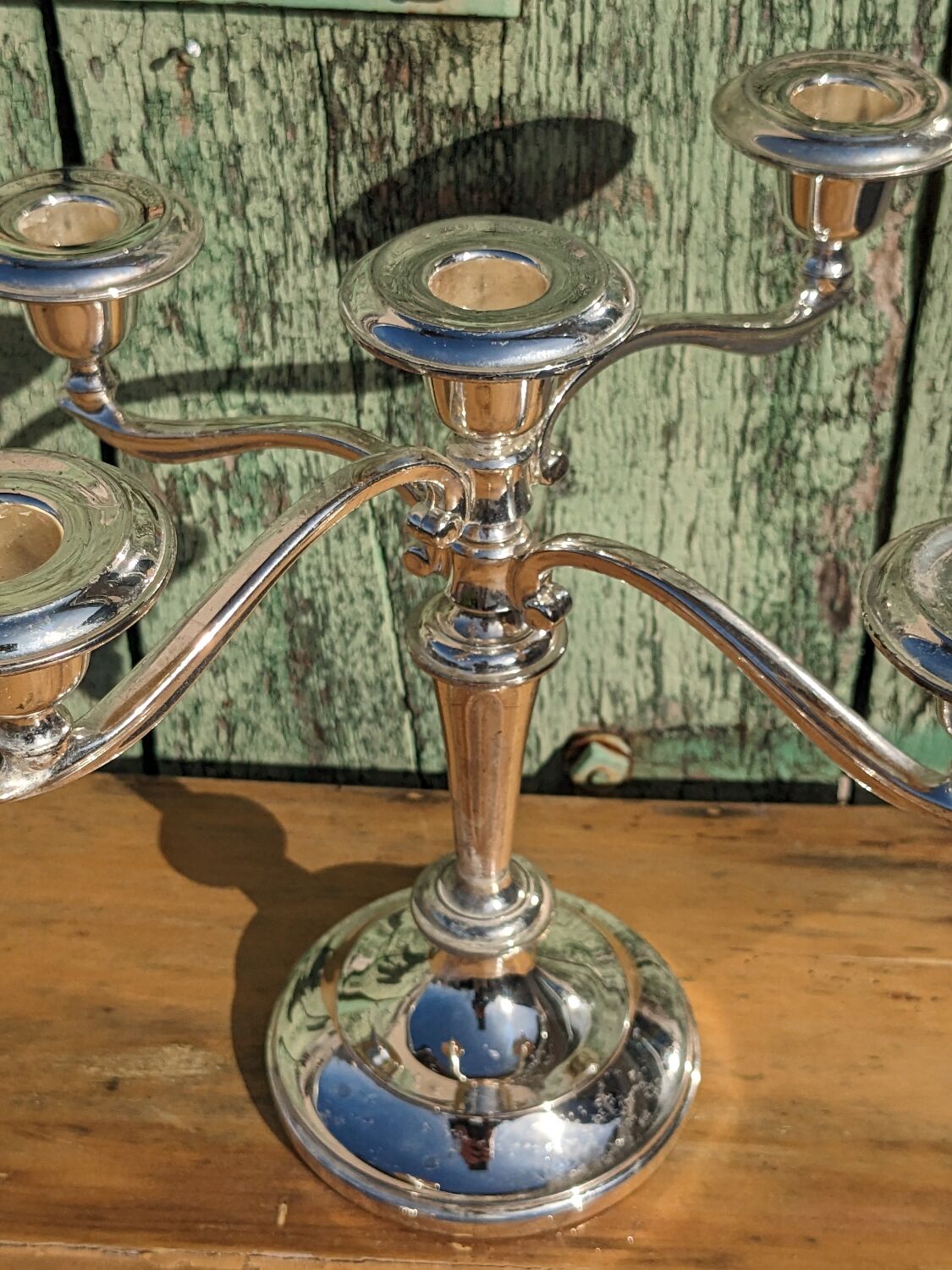 Silver candlestick
