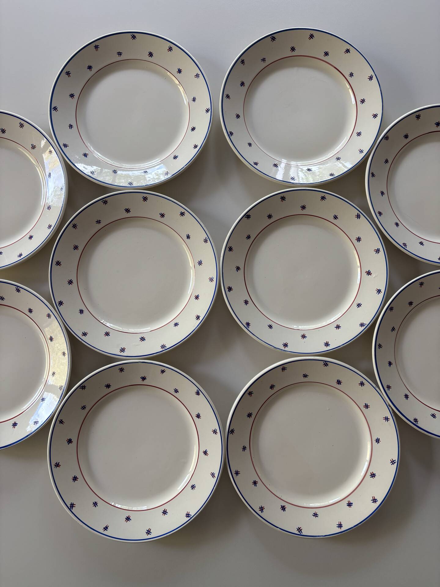 Antique plates K&G Luneville