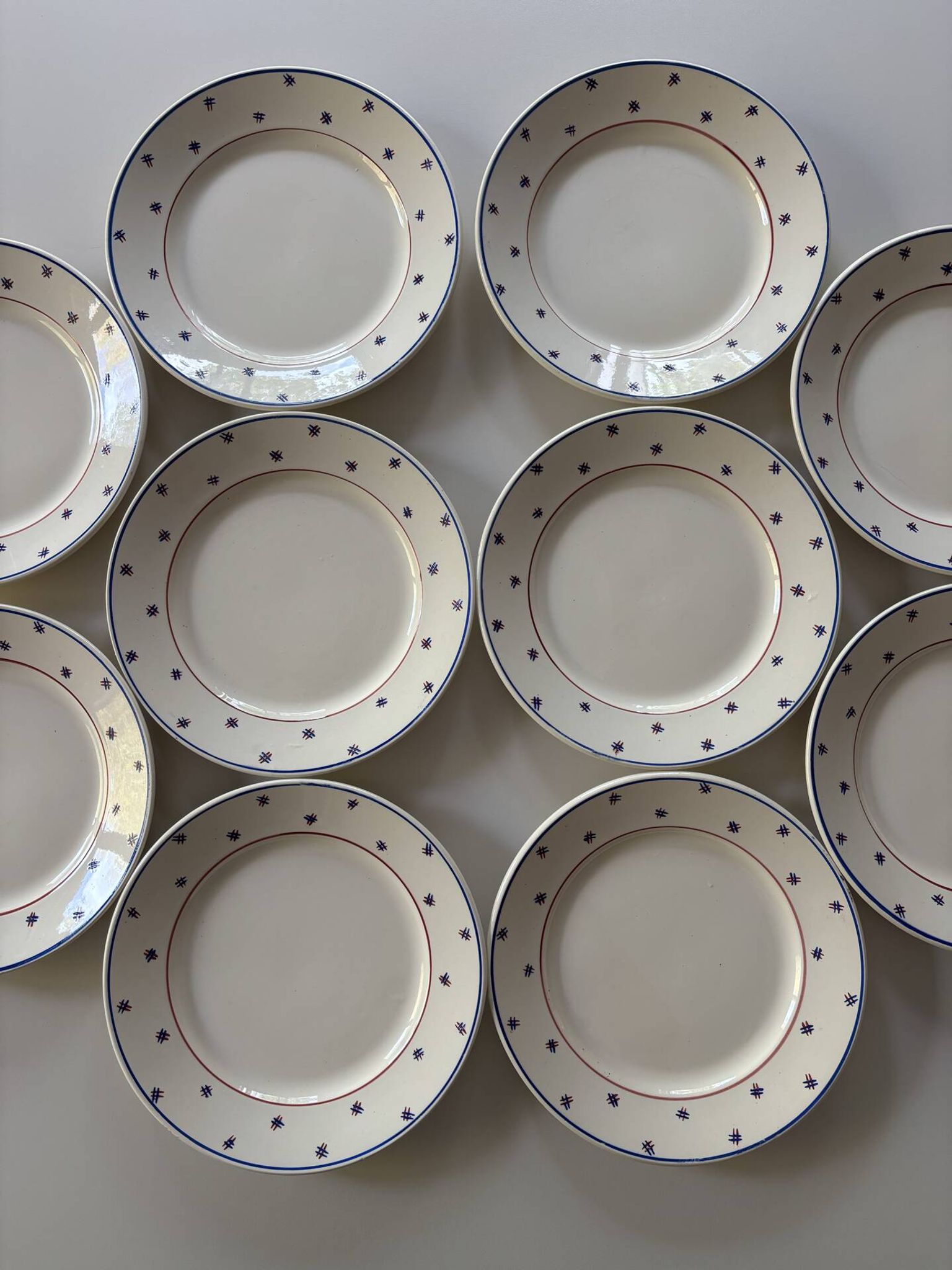 Antique plates K&G Luneville