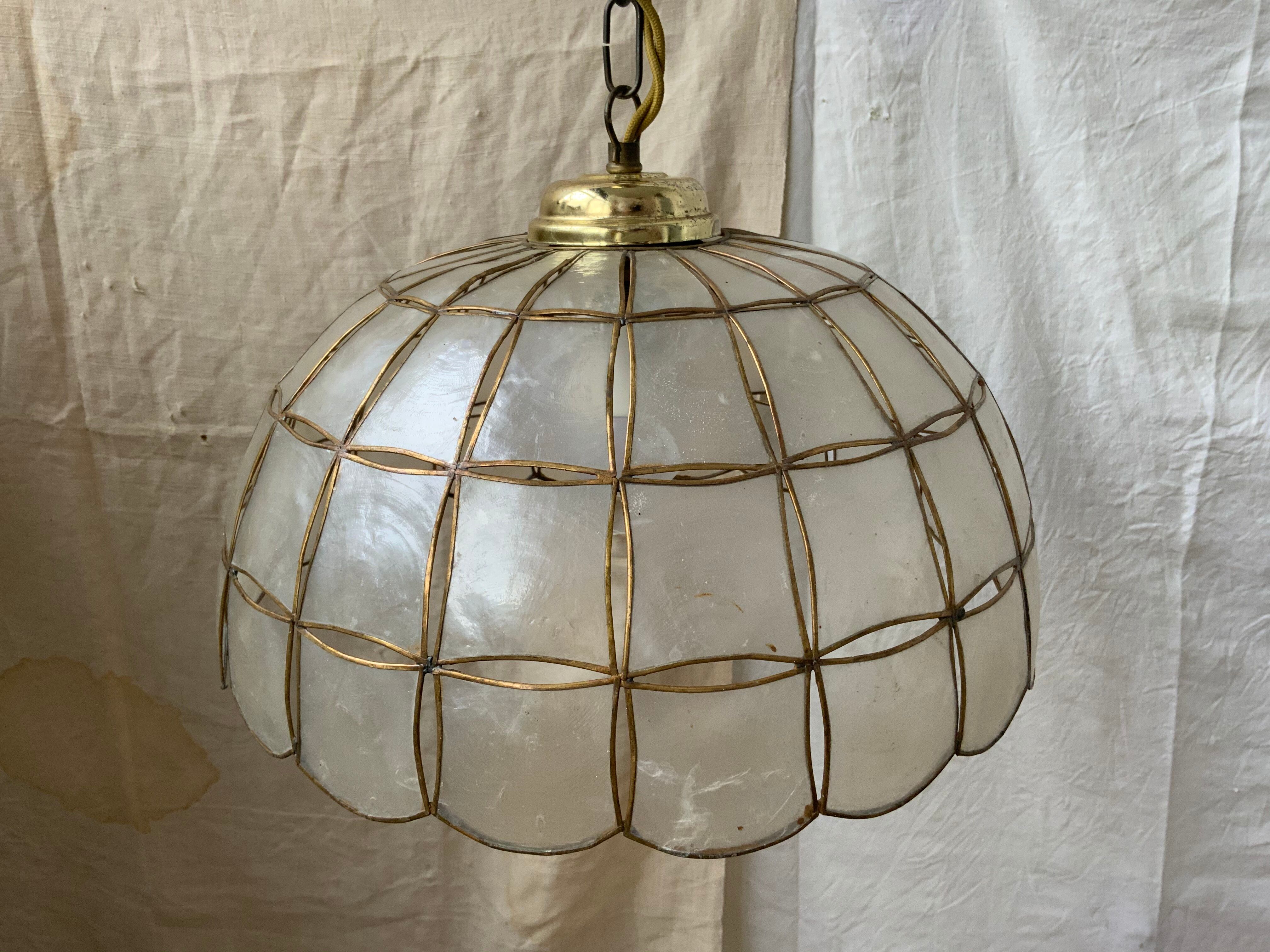 Vintage mother-of-pearl hanging