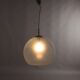 Vintage ceiling light in glass and metal, Italy, 1970s