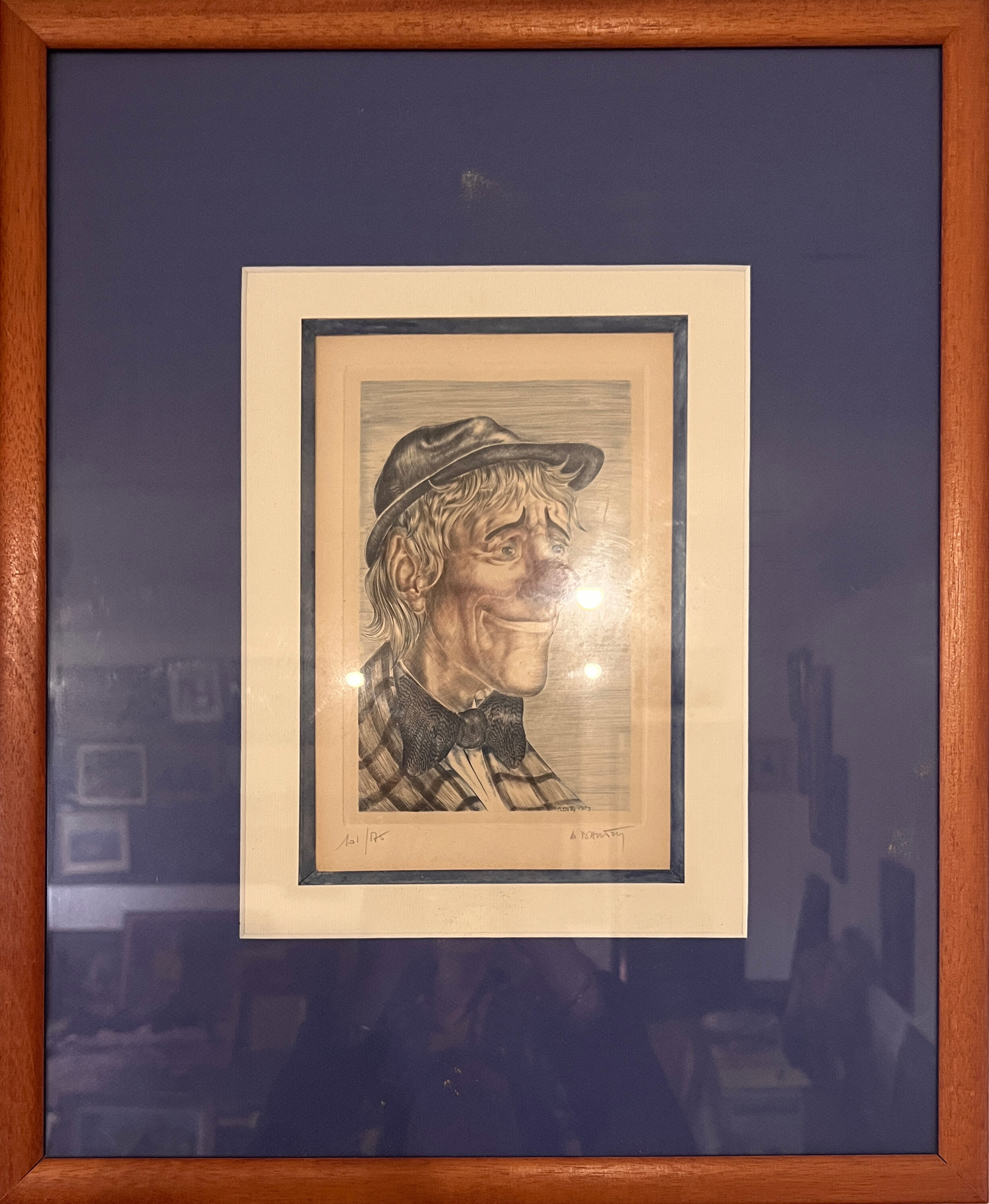 Lithograph of Marc Dautry